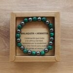 WhatsApp Image 2025-11-12 at 13.34.29 Pulsera de piedra. Malaquita + Hematita
