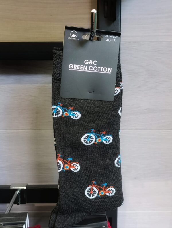 calcetines-divertidos-bicicleta-katxu Calcetines divertidos Bicicleta talla 40-46 con diseño alegre de bicicletas
