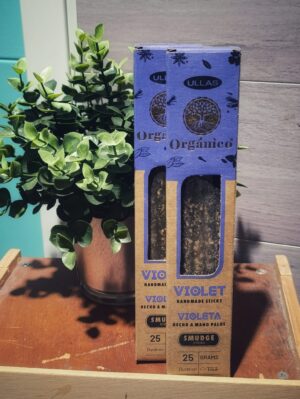 Incienso orgánico Ullas | Violeta elaborado con resinas naturales y aceites esenciales