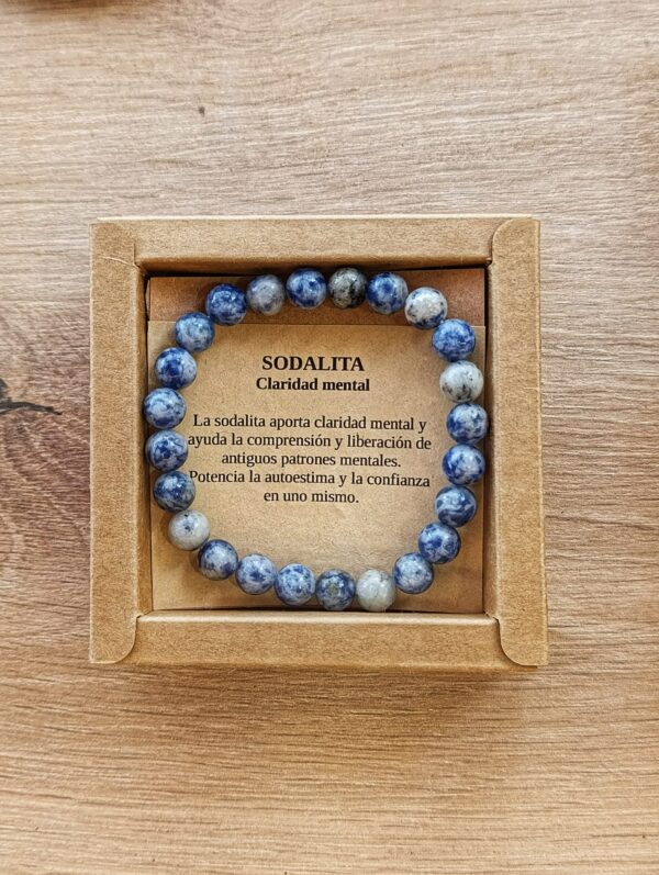 pulsera de piedra sodalita