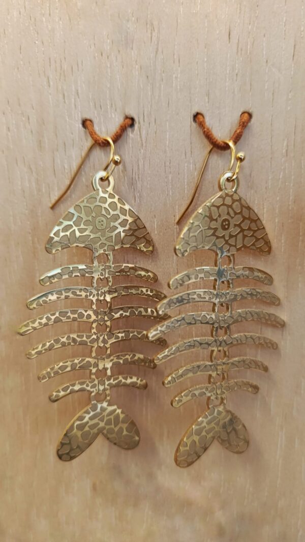pendientes-espina-pez-dorados-katxu Pendientes espina de pez dorados de acero inoxidable